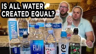 Is all water Created Equal? | Blind Taste Test | Who makes the Best Bottled Water?