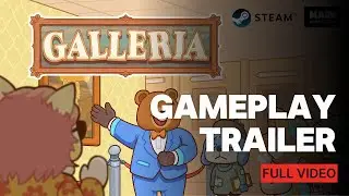 Galleria - Official Game Trailer | Build Your Own Art Gallery