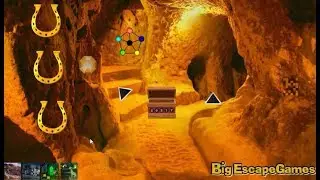 Big Golden Cave Land Escape walkthrough..