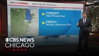 Chicago weather: Rain tapers off overnight
