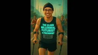 Should I walk for president? #trump #maga #gym #crutches #disablity #shorts #meme #ymca