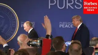 BREAKING NEWS: Trump, Putin Ignore Shouted Questions From Reporters After Alaska Summit