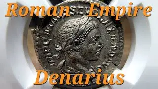 Roman Empire Silver Denarius