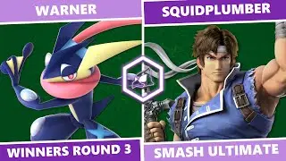 Cooped Up 1: Winners Round 3 - Warner (Greninja) Vs Squidplumber (Richter) SSBU