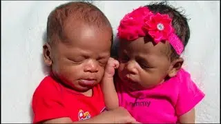 Newborn Twins 1 Month Update | Premature Babies | Co-Sleeping |Born At 35 Weeks Pregnant |