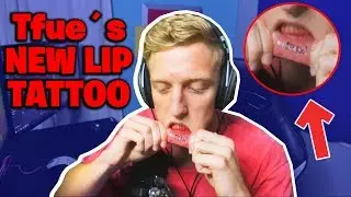 TFUE SHOWS HIS *NEW* LIP TATTOO ON STREAM ! 😱🔥