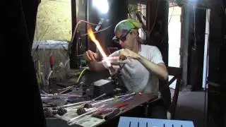 Alex Blows Glass: Silver fumed i/o chillum