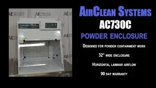 AirClean AC730C powder containment enclosure (2834E HOOD)