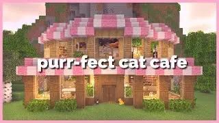 Minecraft: How to Build a Cat Cafe - Survival
