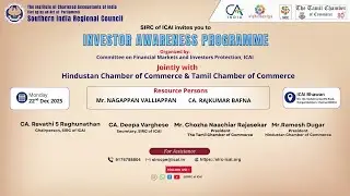 Investor Awareness programme | 22nd Dec 2025 | SIRC of ICAI.