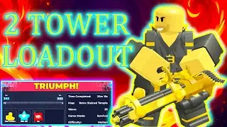 I Beat Molten Mode with ONLY 2 Towers (TDS Challenge)