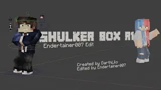 Shulker Box R1 Endertainer007 Edit (Free Minecraft Blender Rig)