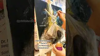 Most Satisfying Whirling Sufi Painting Live Demonstration ✨ #whirlingdervish #sufi #رقص #art #artist