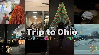 Road Trip to Ohio 🚘| *Things to do in Ohio* | shooting range🔫, winter fest ❄️, GYm +more ☺️