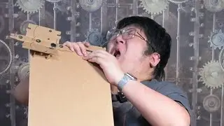 买了四年但一直没拼的纸壳子玩具