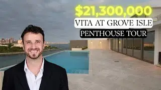 Vita at Grove Isle 🏝️ NUEVO Miami Penthouse Tour de $21.3 M | Lo M&aacute;s Exclusivo!