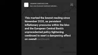Euro Area Economic Sentiment Indicator and United States Dallas Fed Manufacturing Index DEGRADE