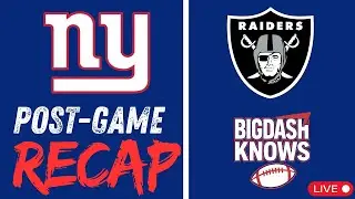 Live Post Game Reaction | Giants vs Raiders