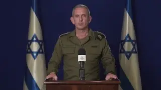 IDF Spokesperson RAdm. Daniel Hagari Speaks on the Shifa Hospital.