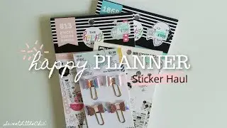 Hobby Lobby Sticker Haul | Happy Planner August 2019 | SLC