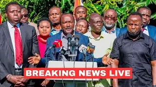 Live: Gachagua, Kalonzo, Matiangi &Opposition Leaders Addressing the Nation at Police Headquarters