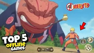 Offline Secret 🤫Top 5 Naruto Games 🤯2025 | Low / High graphics