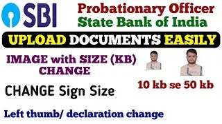 SBI PO Online Form 2024 | Step-by-Step Guide for Photo, Signature, & Marksheet Upload