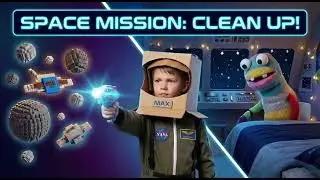 The Floor is Lava! 🚀 Captain Max&rsquo;s Clean-Up Adventure (Fun Song) 