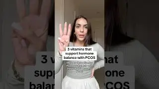 3 Vitamins that support hormone balance with #pcos