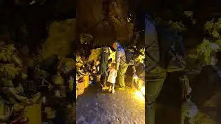 Ritual de la vela en La Gruta Teotihuacan con los abuelos.