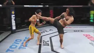PS5 | Bruce Lee vs. King Steph (plus size) | EA Sports UFC 4