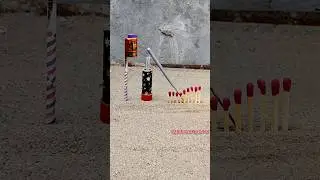 Matchstick amazing experiment 🤯 with 💥 Diwali crackers testing 🧨 #shorts #short #fireworks