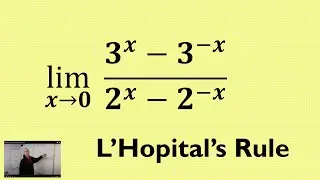 Find the Limit of a Function using L'Hôpital's Rule