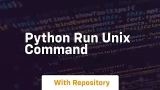 python run unix command