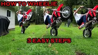 How to Wheelie Pit bikes ( CRF110 )