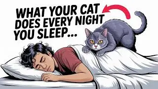 Секретная вещь, которую делает ваша кошка, пока вы спите (ШОК!)