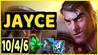 JAYCE VS PANTHEON - 10/4/6 KDA TOP GAMEPLAY