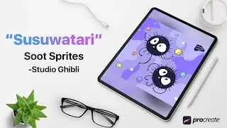 Illustration of Soot Sprites (Susuwatari) - Inspired by Studio Ghibli