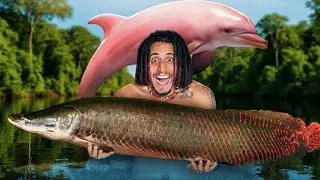 O MAIOR GOLFINHO vs O MAIOR PEIXE! Encarei Os MAIORES MONSTROS Da Amazônia