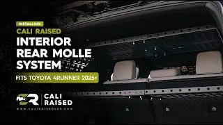 How to Install the Full MOLLE System on the 2025 Toyota 4Runner | Cali Raised Gear Mounting Kit