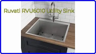 REVIEW (2025): Ruvati RVU6010 Utility Sink. ESSENTIAL details.
