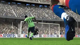 FIFA 11 PC GAMEPLAY - BARCELONA vs CHELSEA - NOU CAMP - LEGENDARY AI