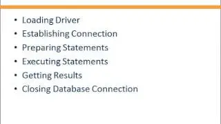 #1 Introduction to JDBC part 5 of 6