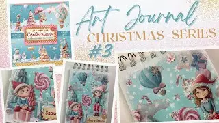 [MIXED MEDIA] Art Journal Collage @Stamperiainternational -- Snowlicious -- Series #3
