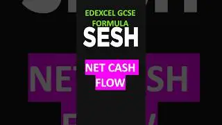 Net Cash Flow (Paper 1 Formula) - Edexcel GCSE Business Formula #shorts