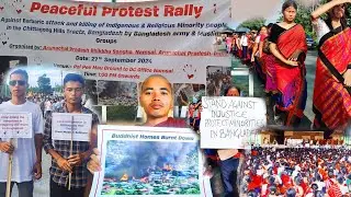 Peaceful protest rally against barbaric attack and killing of indigenous and religion minority