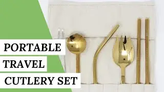 PORTABLE TRAVEL Cutlery Set | Eco-Friendly Life #short