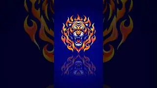 Tiger Made With Fire logo For Sale.! #fypシ  #trendingshorts #viral  #viralsong2025  #graphicdesign