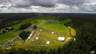O-Ringen 2015 etapp 1  - N&auml;r orienteringen kom till byn