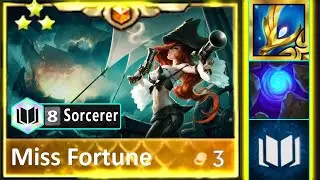 8 Sorcerer - Radiant Archangel Miss Fortune ⭐⭐⭐ 3 Star | TFT SET 9.5